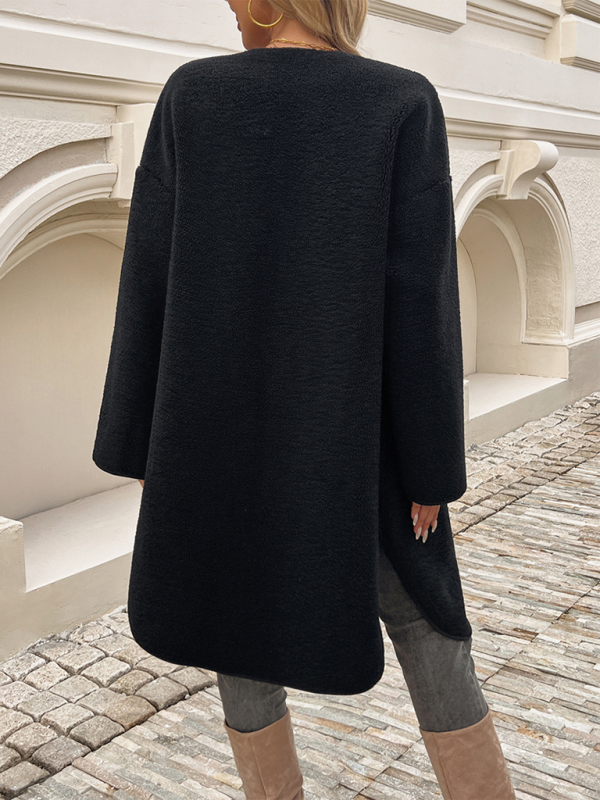 Women's Soft Button Coat – Comfortable and Chic