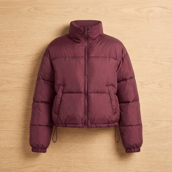 Frieda | Women's Short Stand-Up Collar Winter Jacket Quilted Puffer Jacket