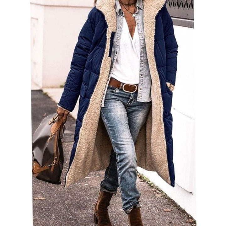 Anna | Women's Long Padded Winter Coat with Teddy Lining