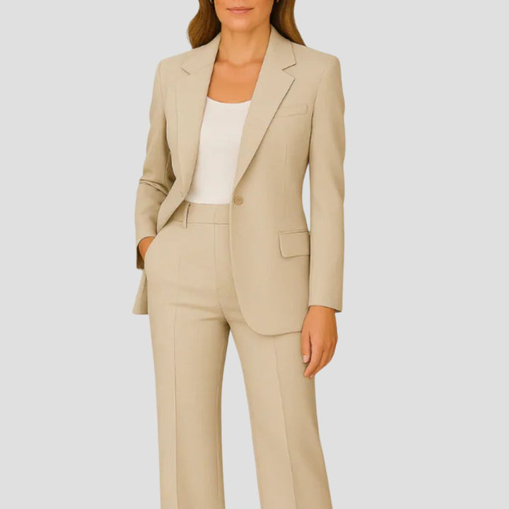 Lisa | Women's Tailored Two-piece Crepe Blazer Set