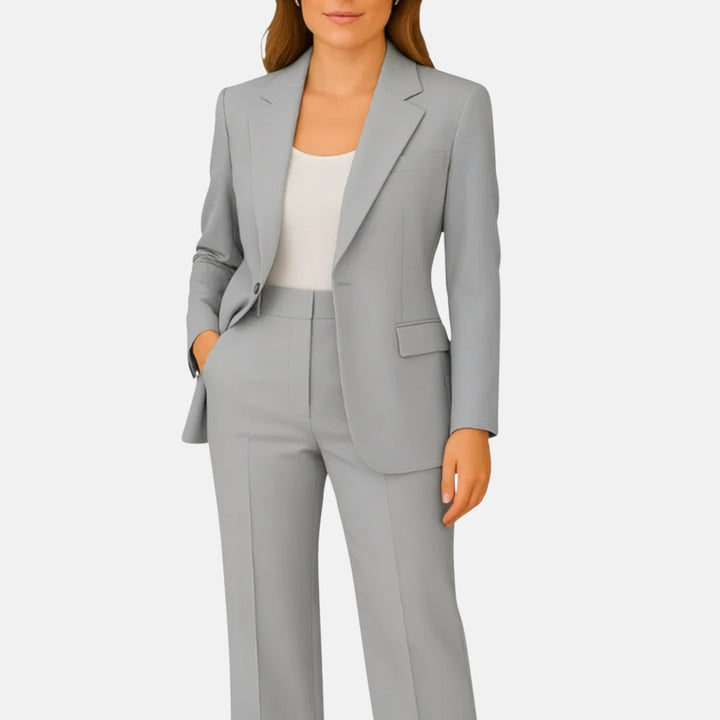 Lisa | Women's Tailored Two-piece Crepe Blazer Set