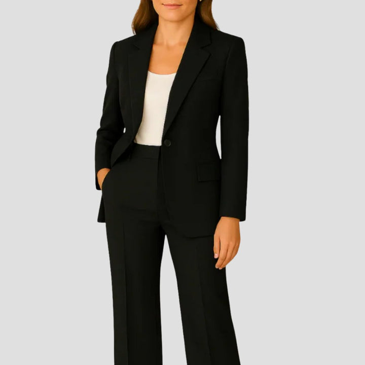 Lisa | Women's Tailored Two-piece Crepe Blazer Set