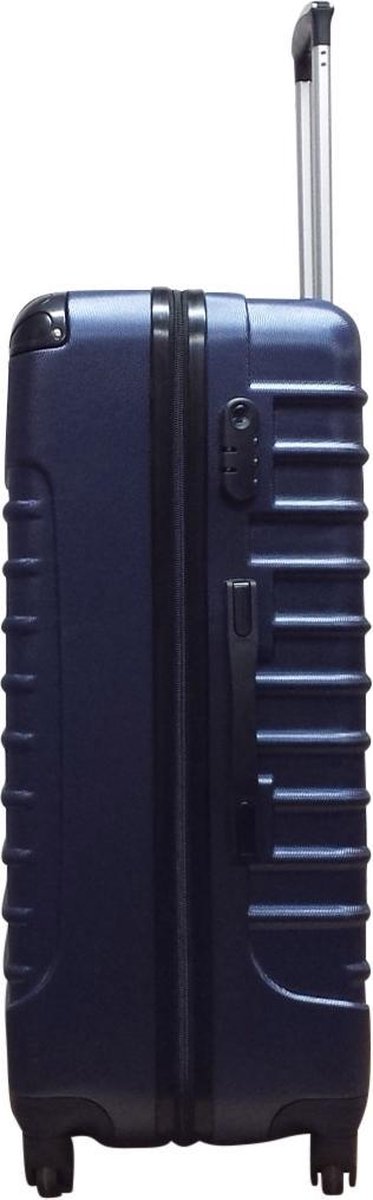 Dark Blue 2-Piece Hard Shell Luggage Set for Travel