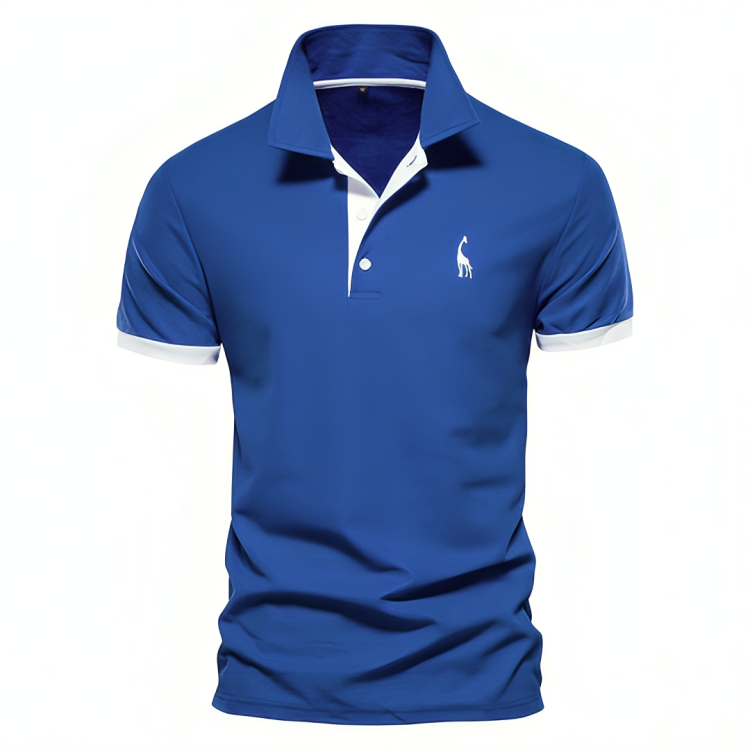 Felix Modern and Comfortable Men's Slim Fit Polo Shirt, view 7 - Elena Harper