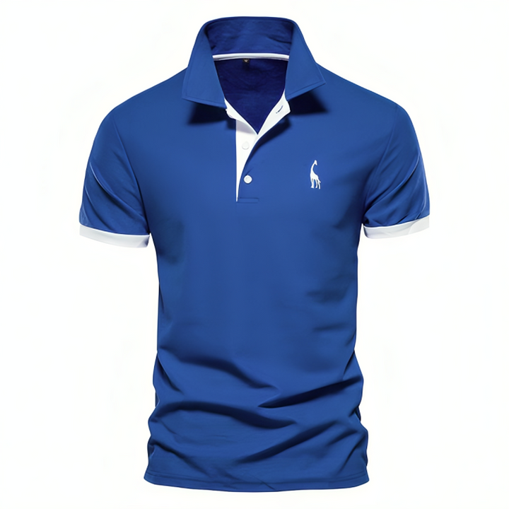 Felix Modern and Comfortable Men's Slim Fit Polo Shirt, view 7 - Elena Harper