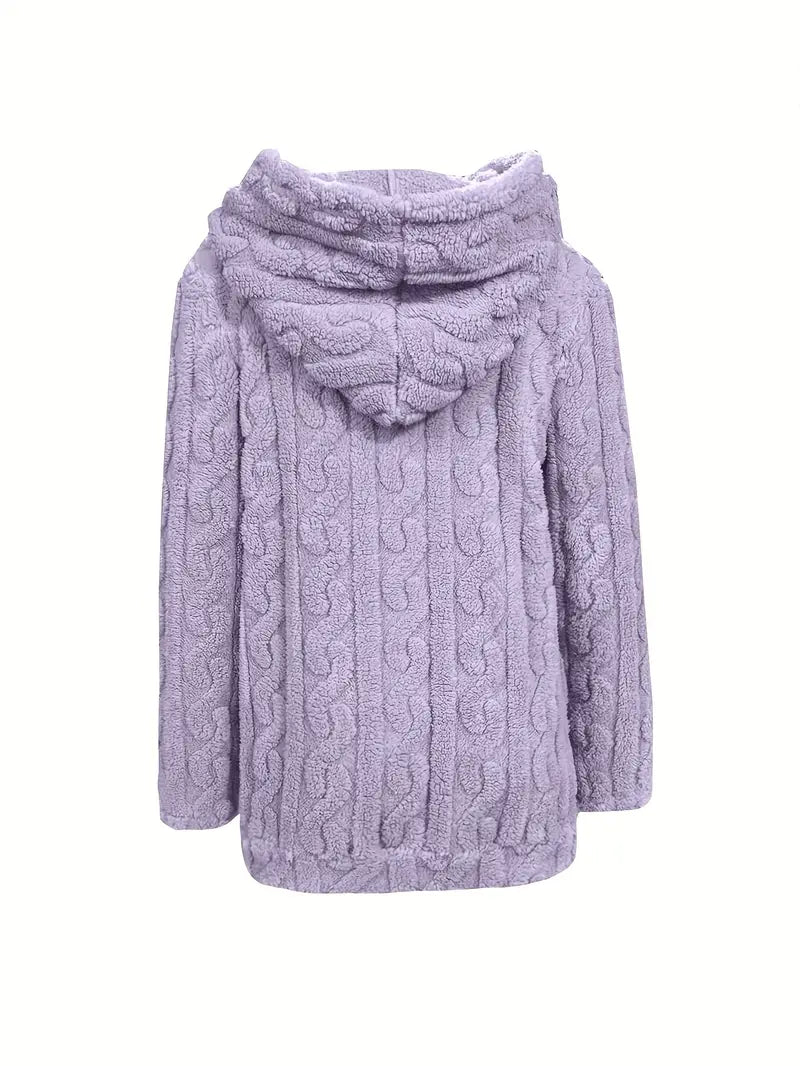 Ganka - Long Sleeve Hoodie with Zipper