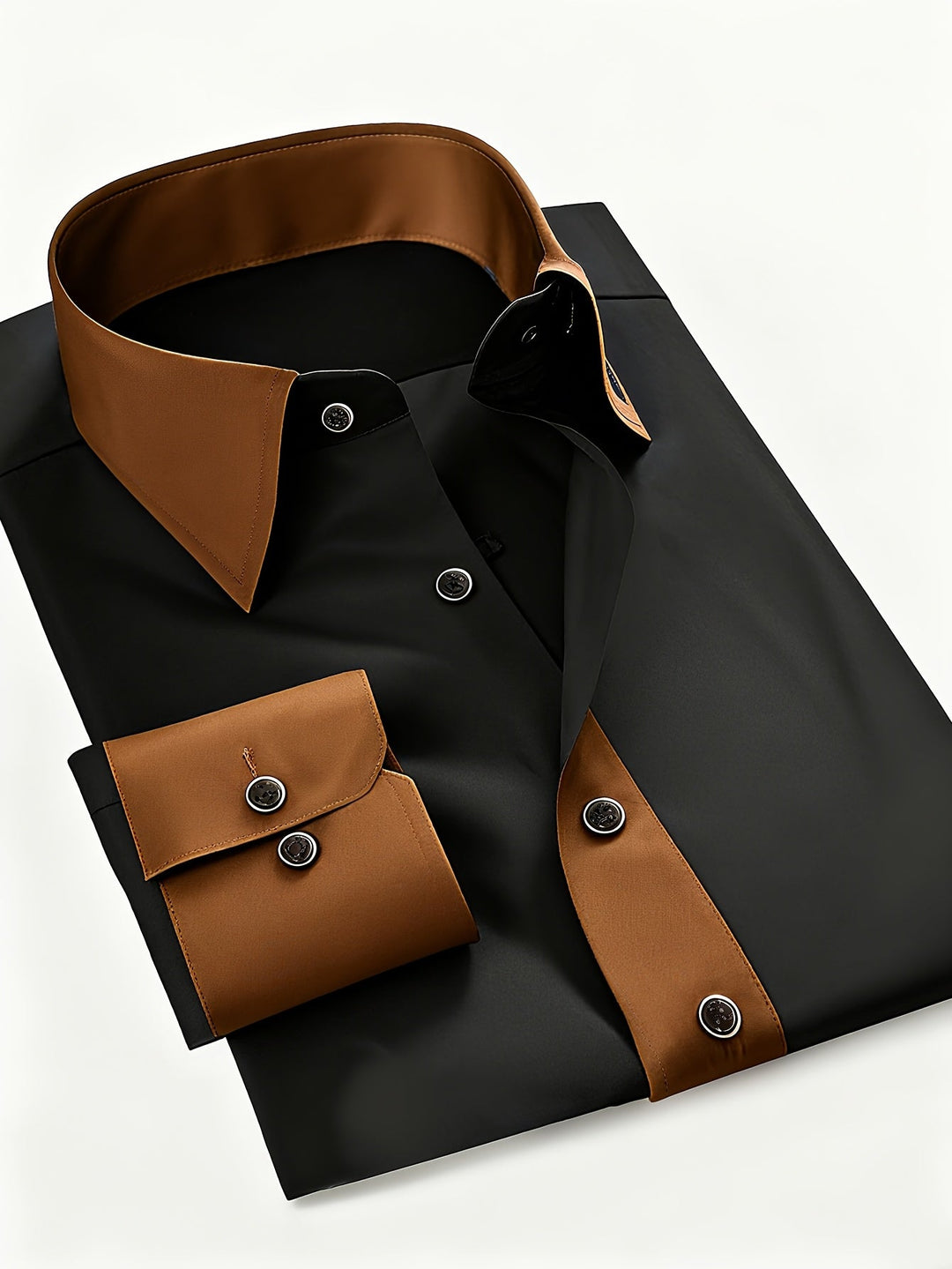 Tayib Long-Sleeve Shirt with Buttons, view 3 - Elena Harper