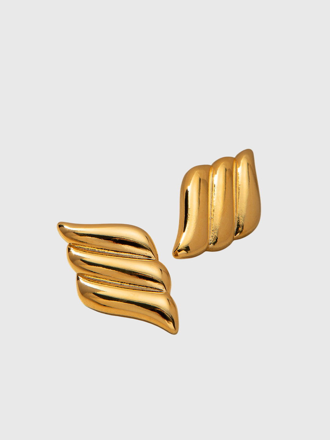 Aitana Three-Layer Wing-Shaped Earrings - Elena Harper