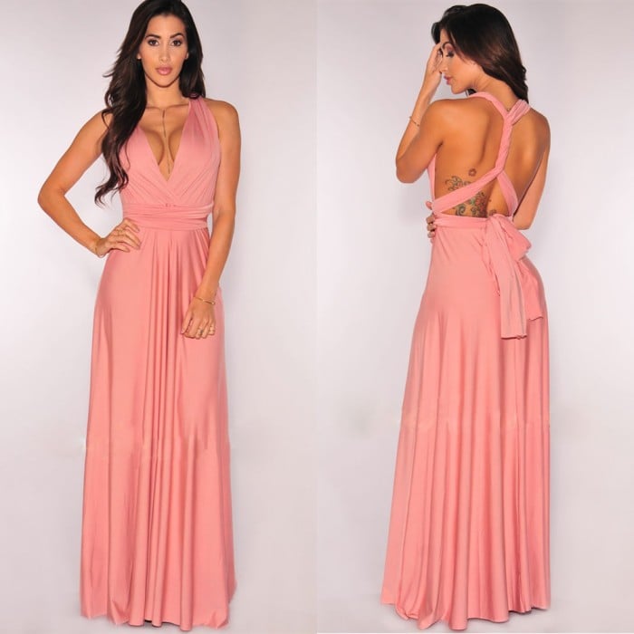 Open Back Maxi Dress for Wedding Guests – Elegant, Airy, Lightweight