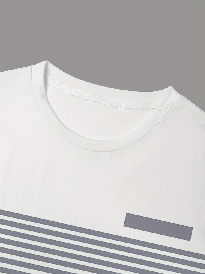 ELENA HARPER™  |  ASYMMETRICAL STRIPED SHIRT FOR MEN