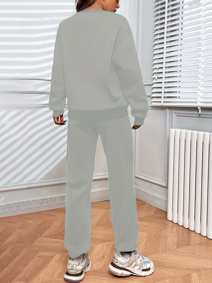 Women's Oversized Sweater and Joggers Tracksuit