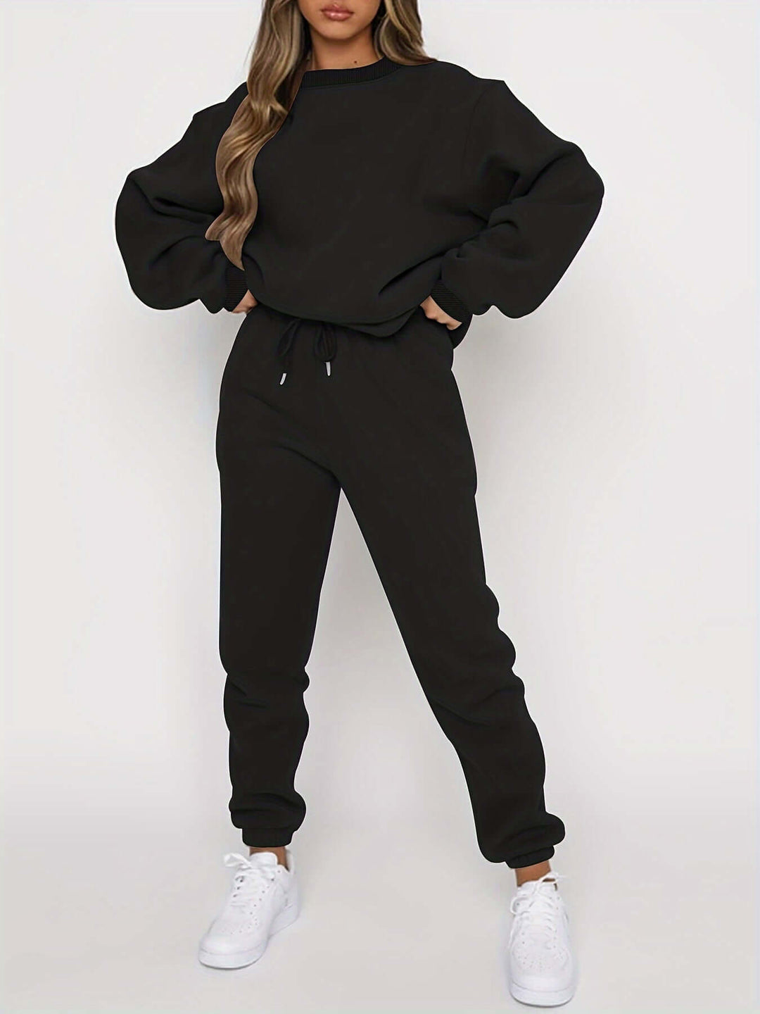 Women's Oversized Sweater and Joggers Tracksuit