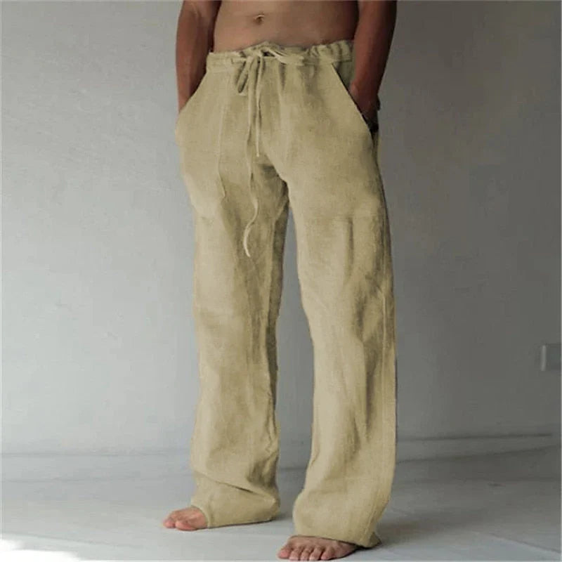 Dean | Men's Drawstring Wide Leg Pants