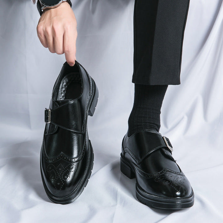 Men's Dress Shoes with Buckle - Elena Harper