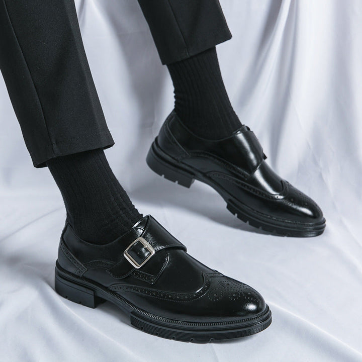 Men's Dress Shoes with Buckle - Elena Harper