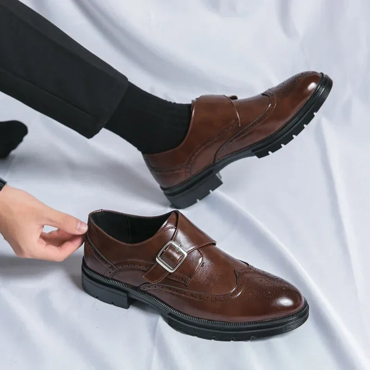Men's Dress Shoes with Buckle