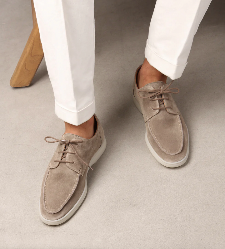 Men's Moccasin Toe Derby Shoes