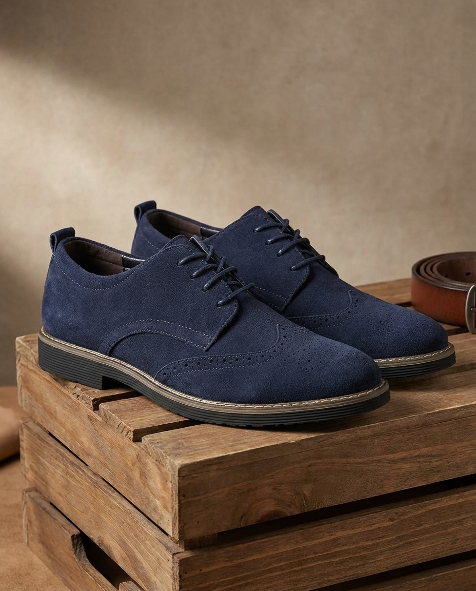 Men's Perforated Derbies