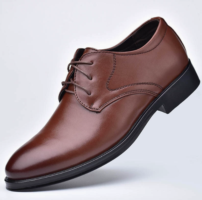 Men's Derby Shoes with Smooth Upper - Elena Harper