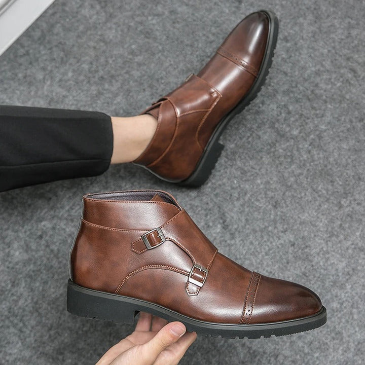 ELENA HARPER™  |  DOUBLE BUCKLE MONK BOOTS