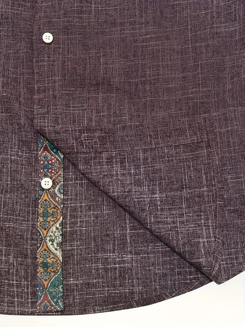 Teodoro - Long-Sleeve Shirt with Buttons