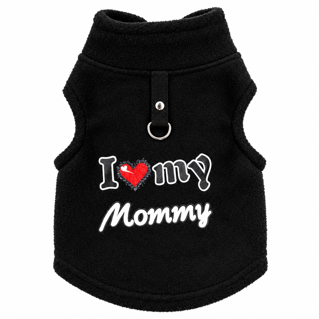 CosyPaw Fleece-Lined Printed Dog Sweater - Elena Harper