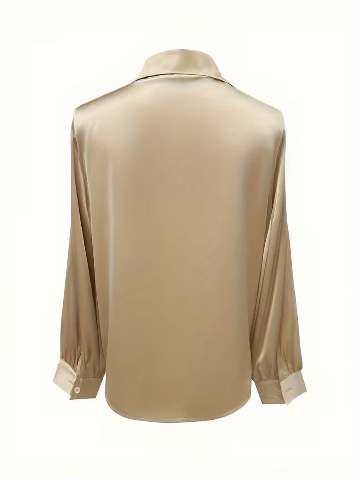 Leylah - Elegant Long Sleeve Blouse