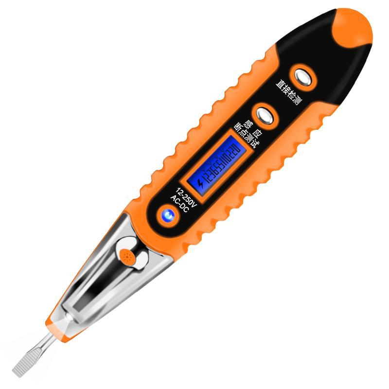 Digital Electric Test Pen with LCD Display and LED Light