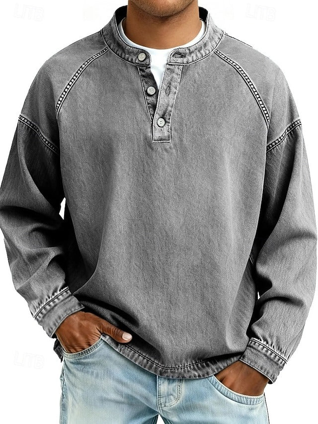 ELENA HARPER™  |  HENLEY SHIRT FOR MEN