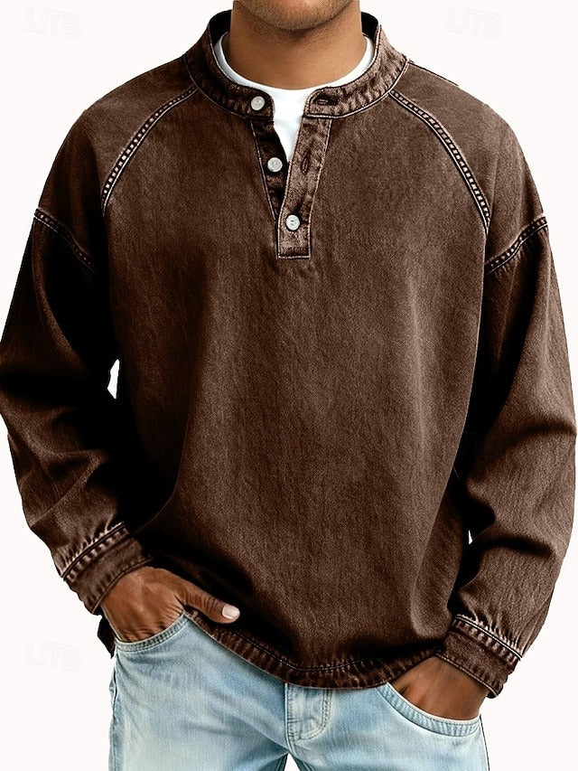 ELENA HARPER™  |  HENLEY SHIRT FOR MEN