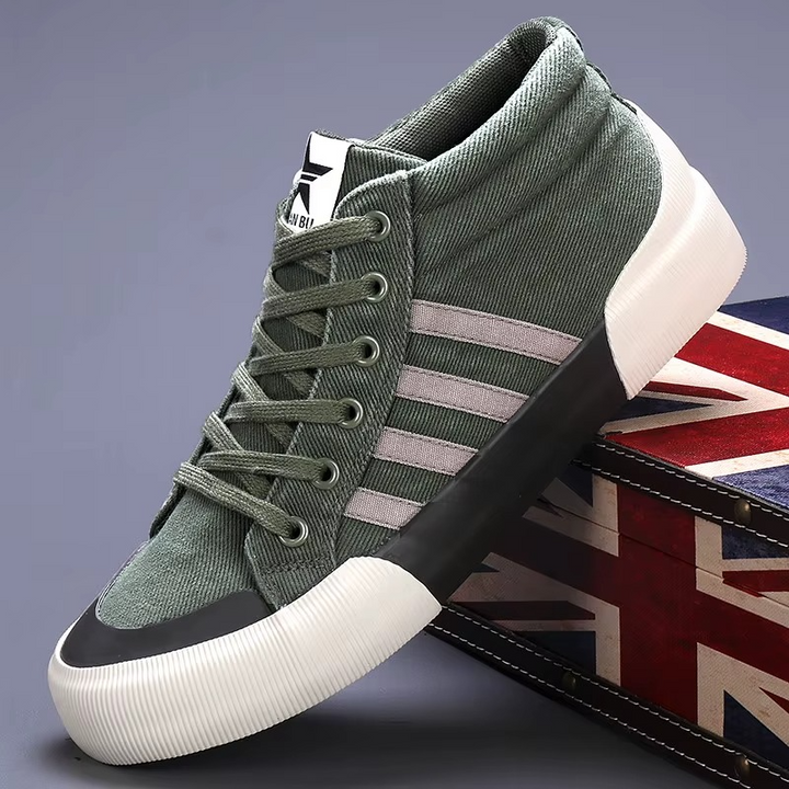 High Canvas Shoes for Men - Elena Harper
