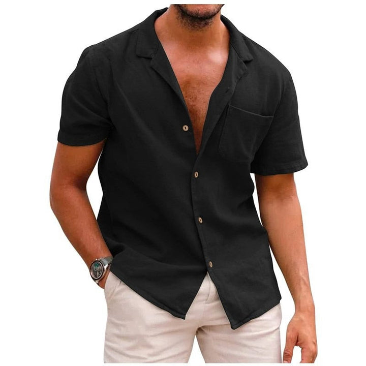 ELENA HARPER™  |  COTTON AND LINEN SHIRT FOR MEN