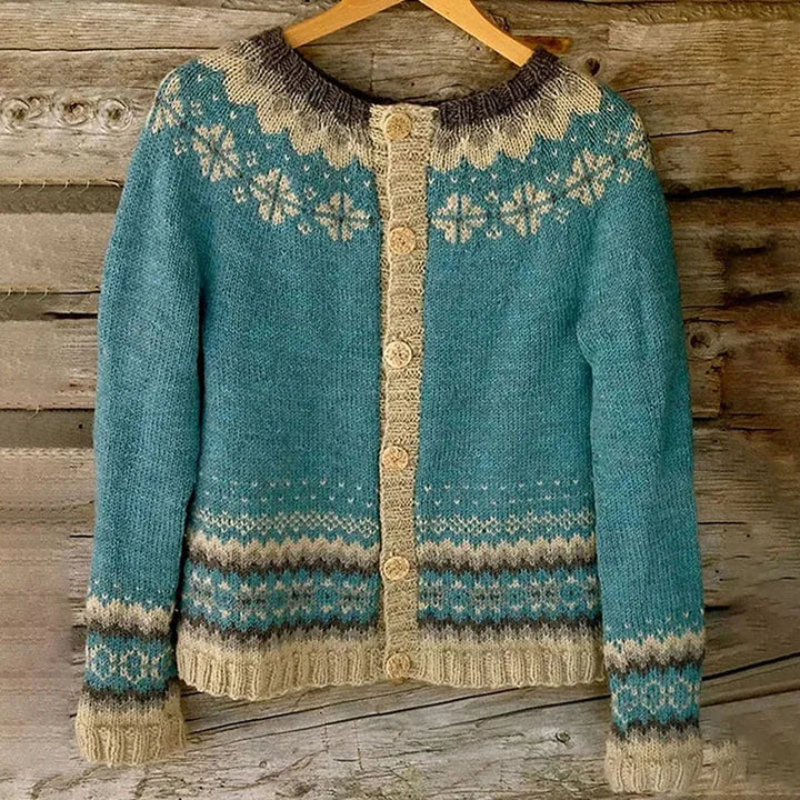 Allaira Vintage Icelandic Cardigan - Elena Harper