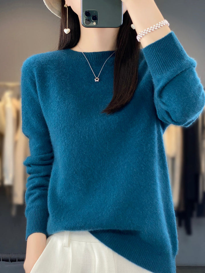 Anette Cozy Cotton Sweater - Elena Harper