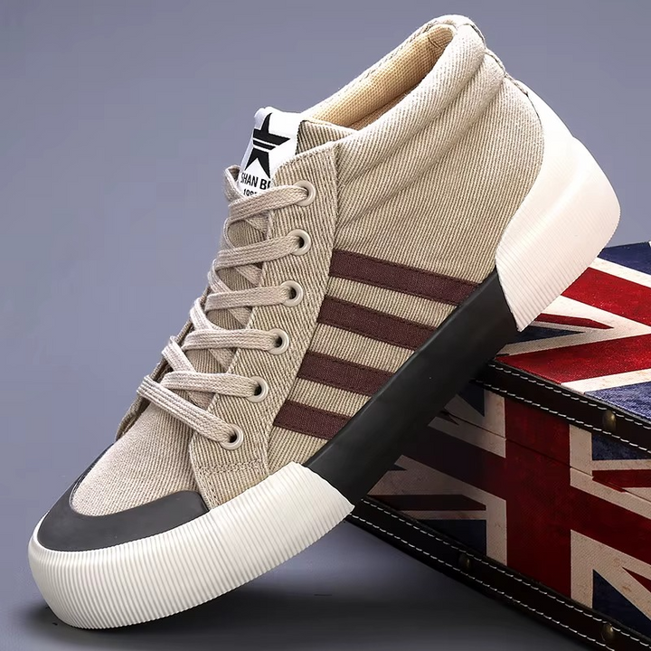 High Canvas Shoes for Men - Elena Harper