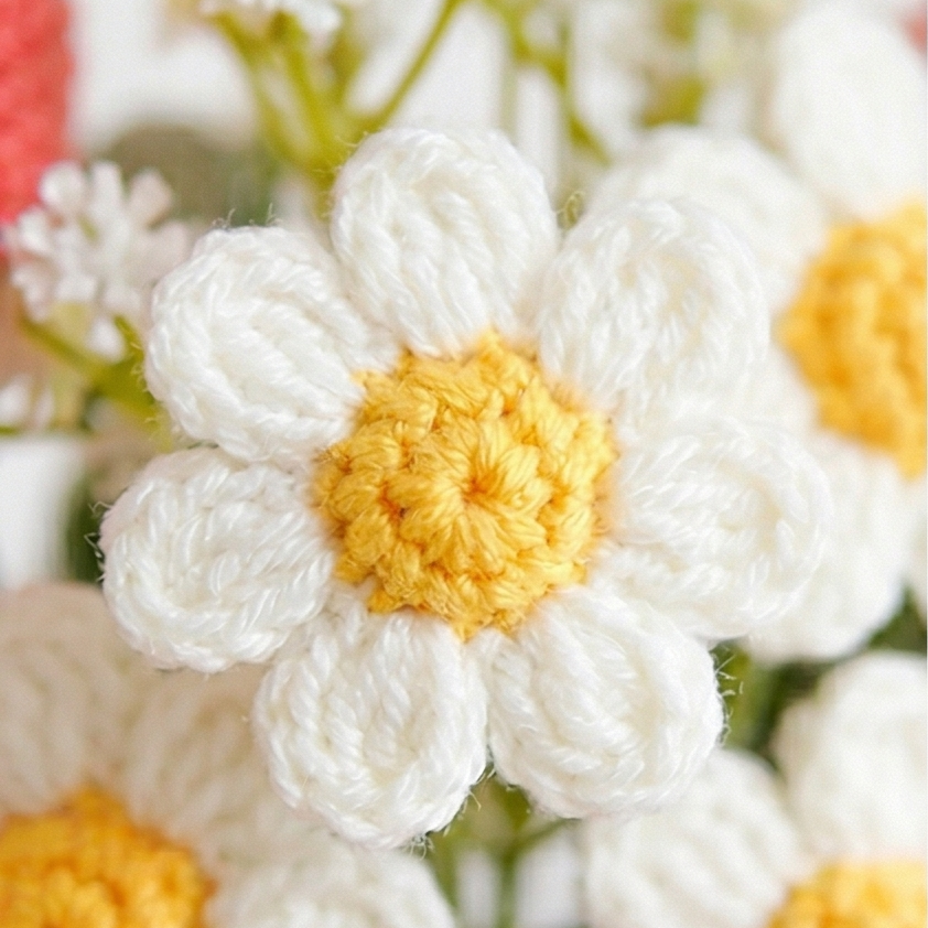 Bloomora Handmade Crochet Flower Bouquet - Elena Harper