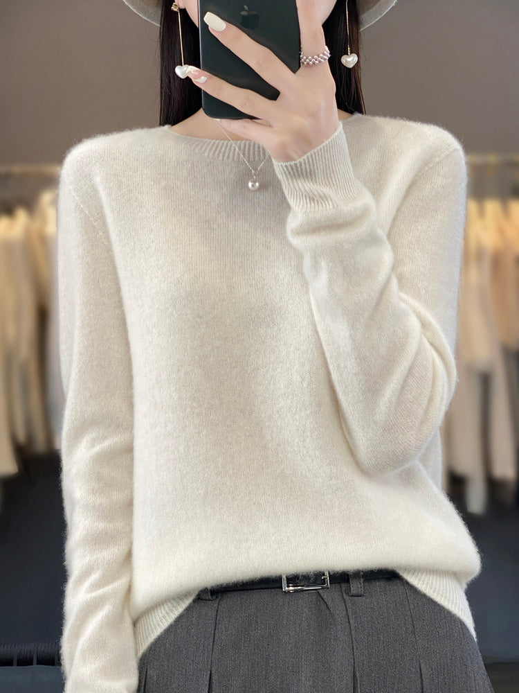 Anette Cozy Cotton Sweater - Elena Harper