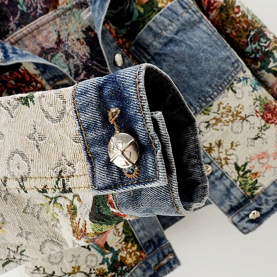 Totem - Floral Denim Jacket