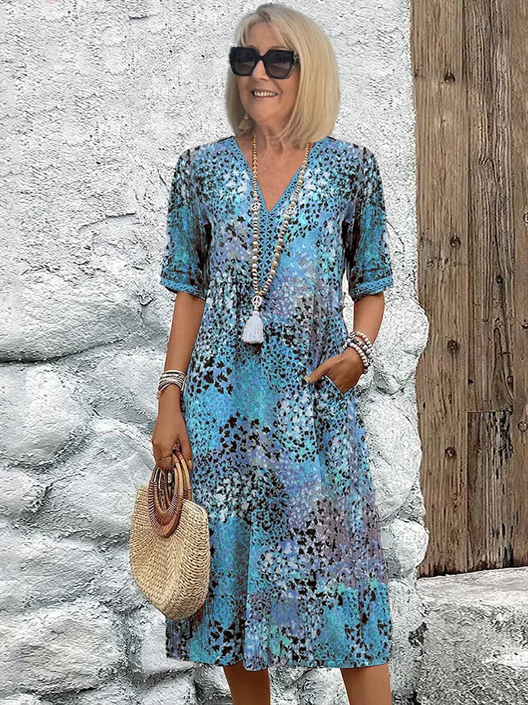Dakota | Vibrant Floral Print Dress