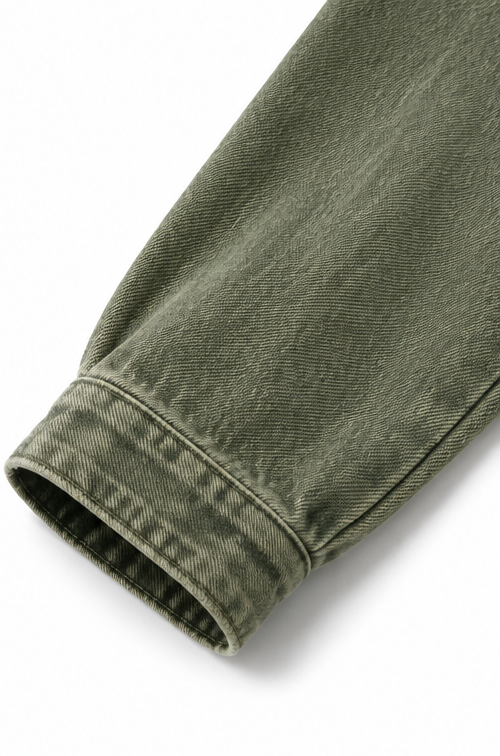 Corriveau Washed Denim-Look Jacket - Elena Harper