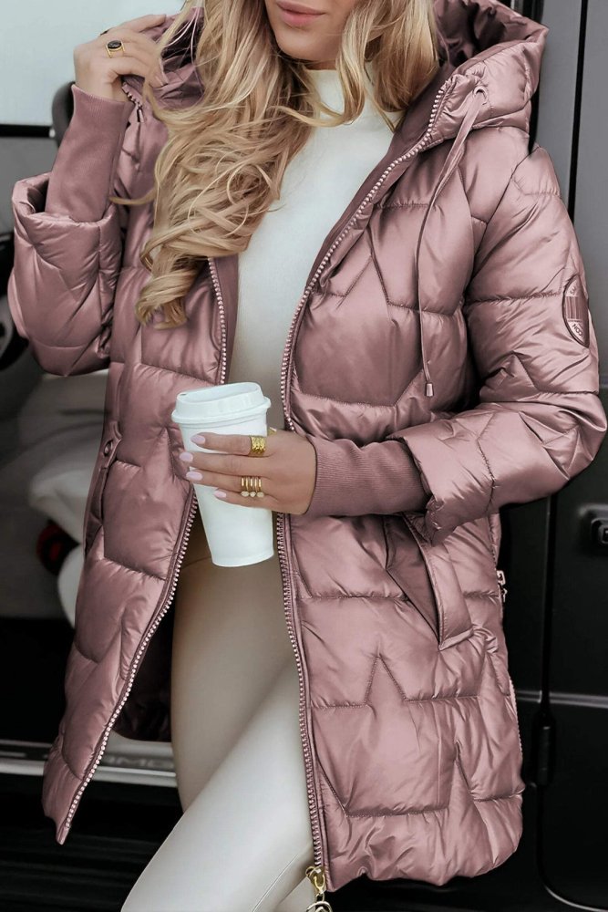 Tina | Long and Warm Padded Jacket with Generous Hood