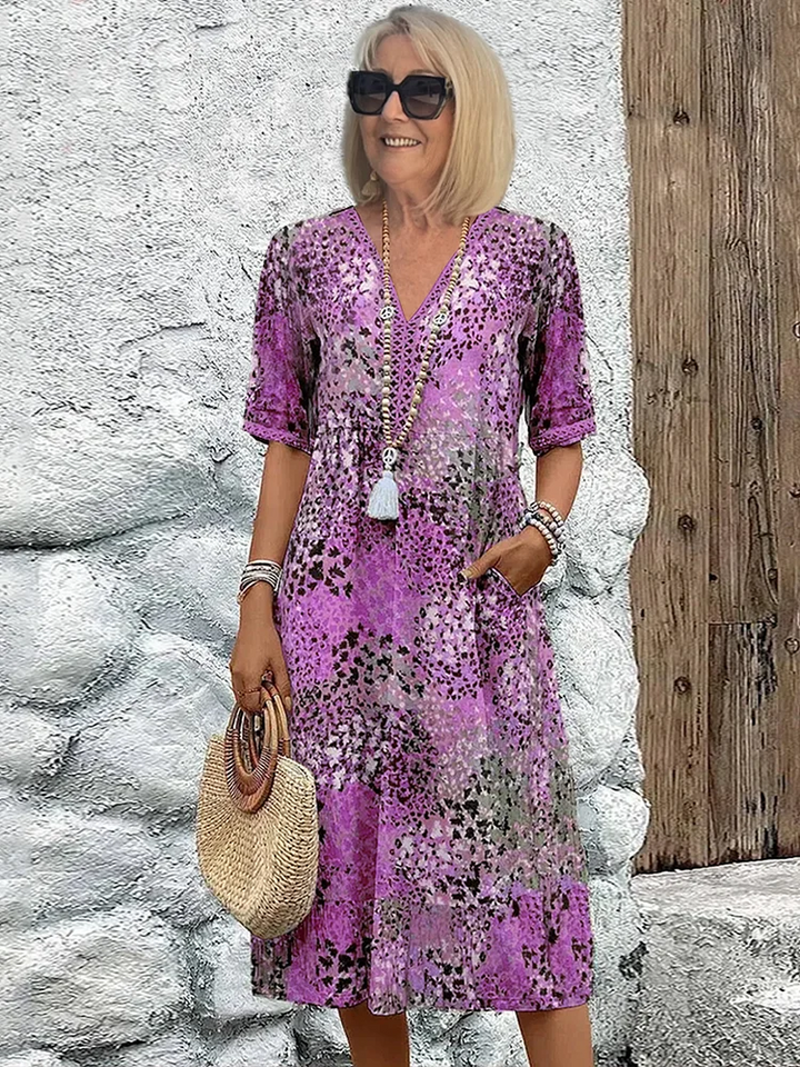 Dakota | Vibrant Floral Print Dress
