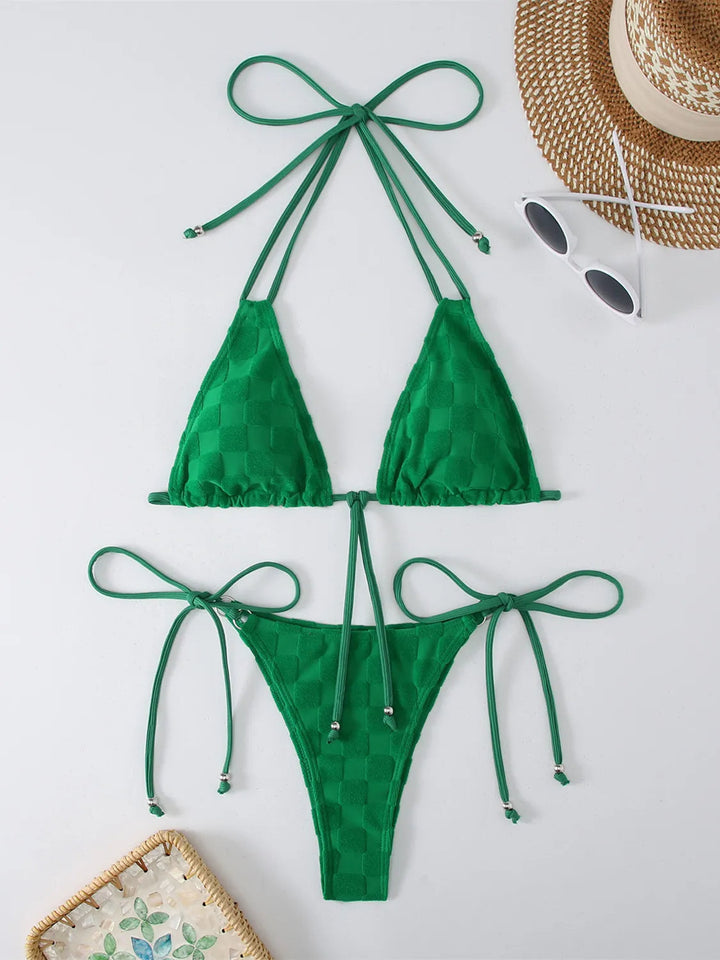 SoSoof Brazilian Bikini with Knots - Elena Harper