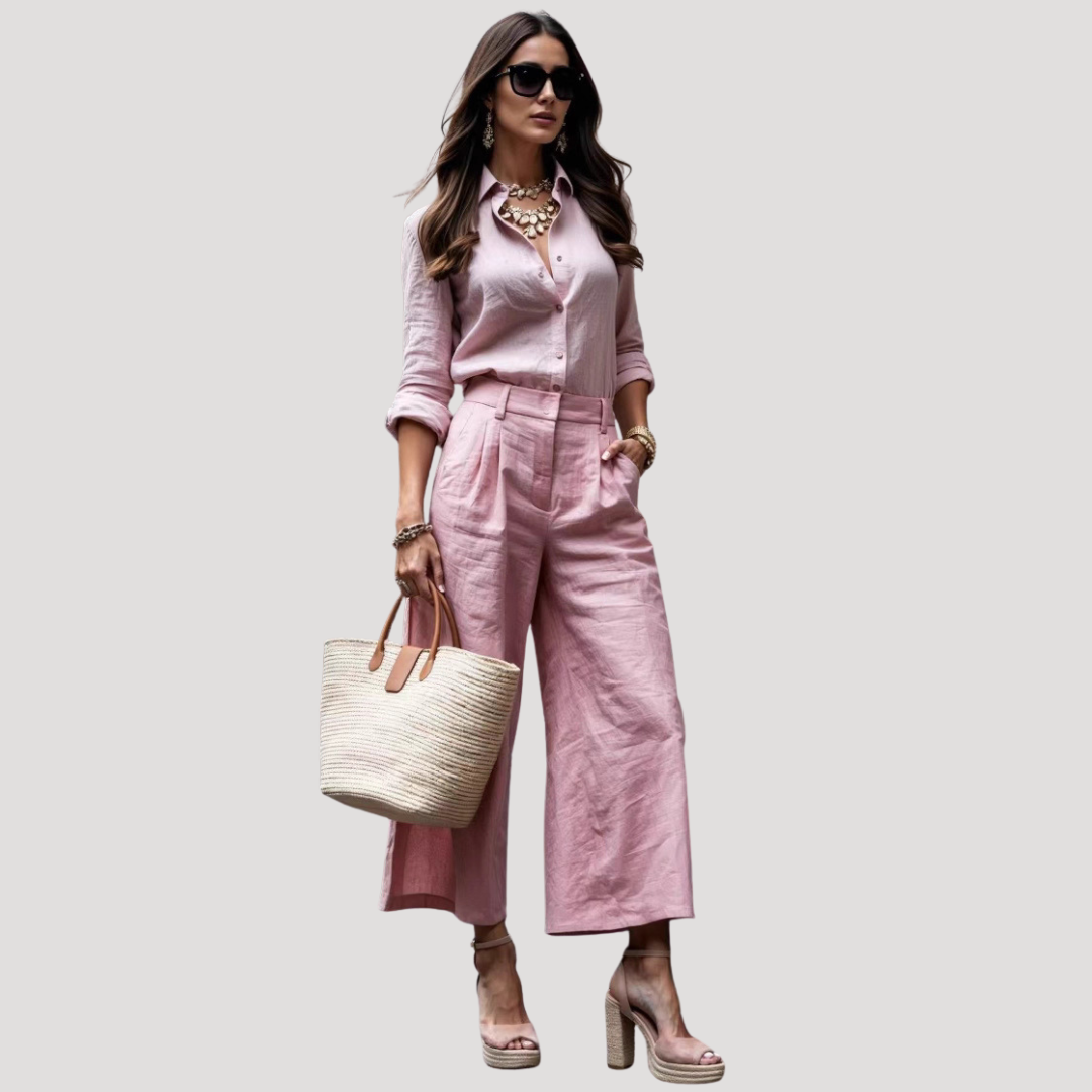 Summer Women's Chic Loose Fit Set