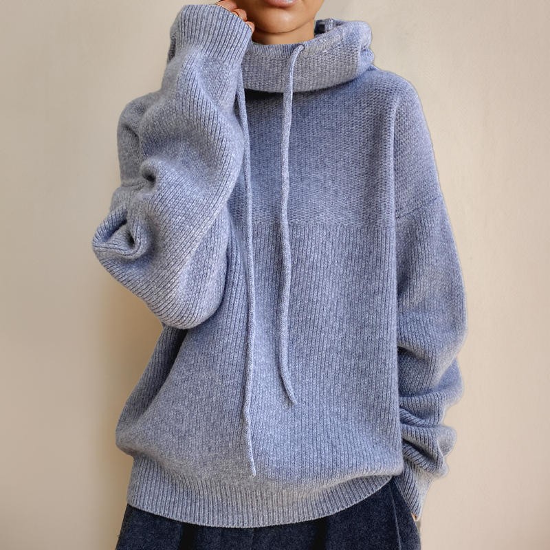 Soft Knit Women's Turtleneck Sweater Lena, view 5 - Elena Harper