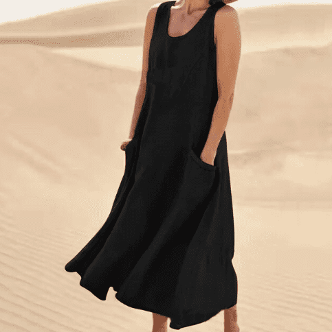 Ellie Elegant Dress with Pockets - Elena Harper
