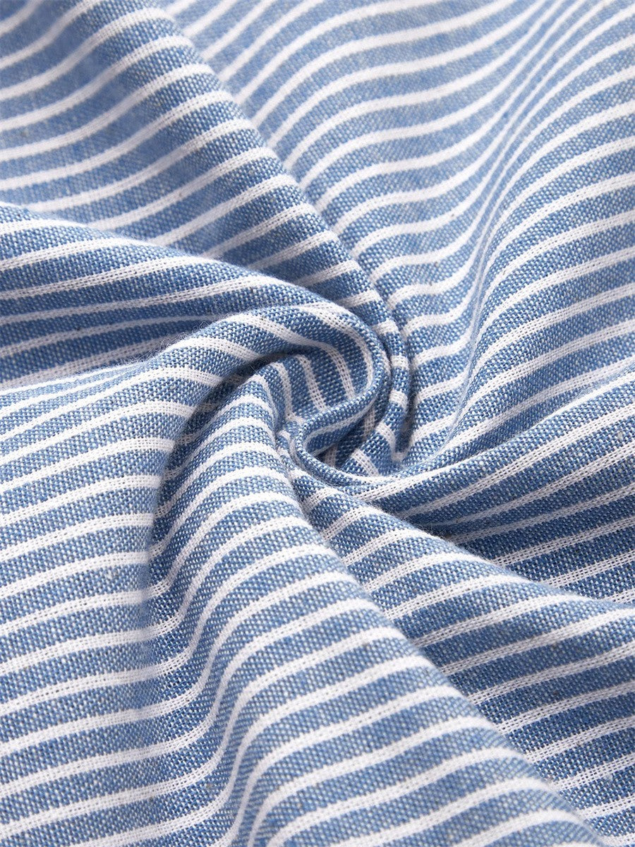 Striped Summer Dress - Fluid and Elegant Cut