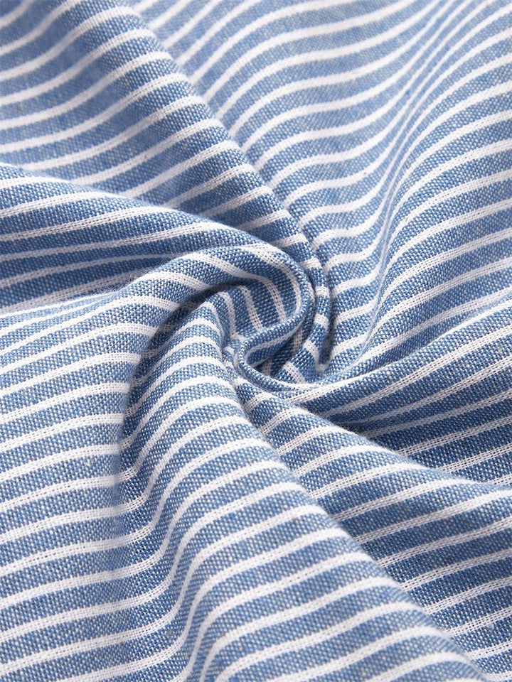 Striped Summer Dress - Fluid and Elegant Cut