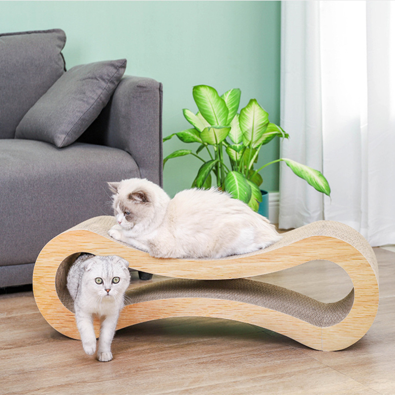 Durable Cat Scratcher Lounge & Play Bed for Felines