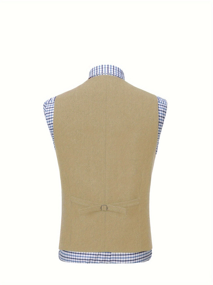 Rhodes | Heritage Herringbone Waistcoat